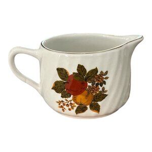 Vintage Enoch Wedgwood English Harvest Creamer – Fruit Motif – Made in England –